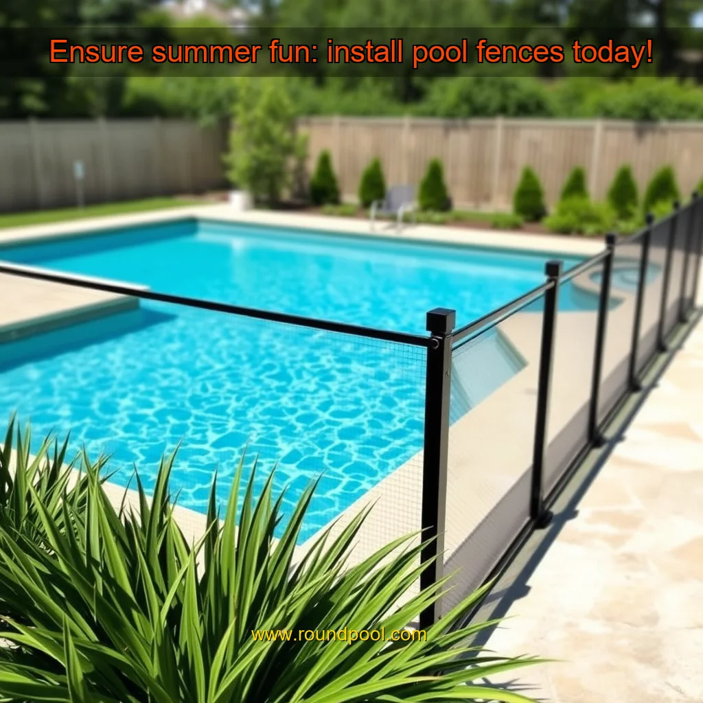You are currently viewing Ensure summer fun: install pool fences today!