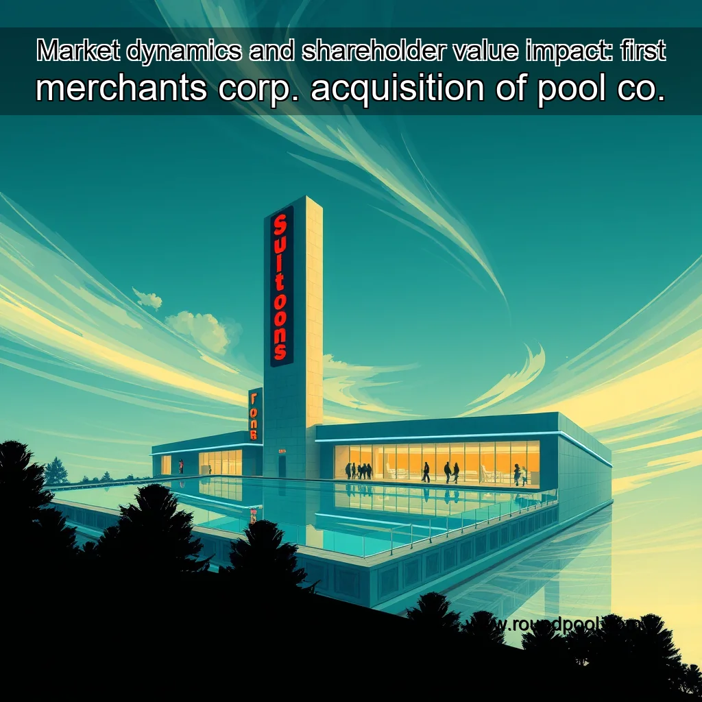Read more about the article Market dynamics and shareholder value impact: first merchants corp. acquisition of pool co.