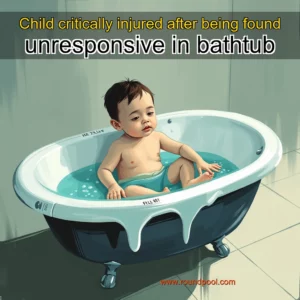 Read more about the article Child critically injured after being found unresponsive in bathtub