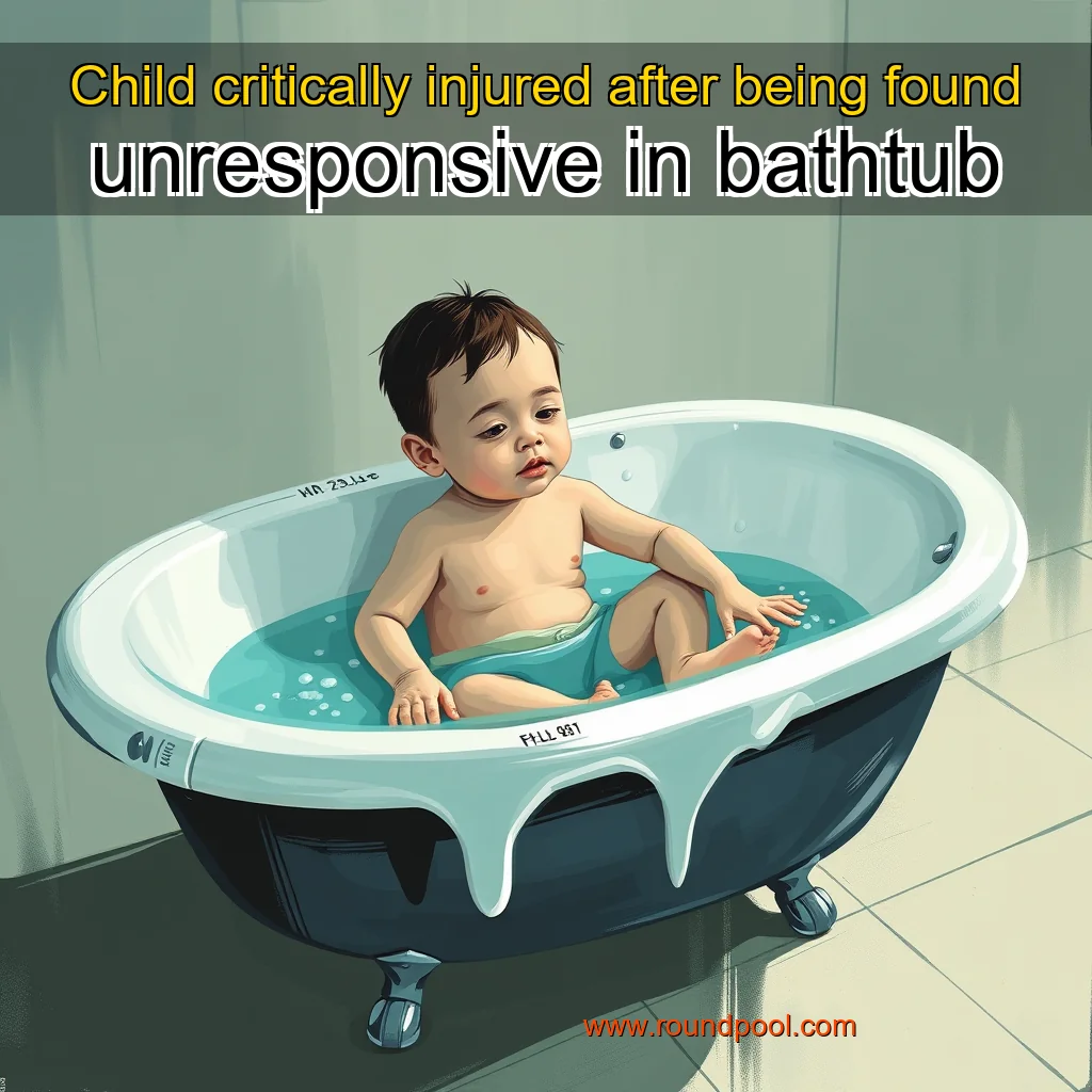 Read more about the article Child critically injured after being found unresponsive in bathtub