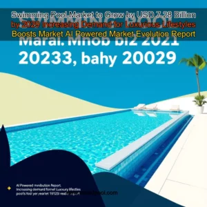Read more about the article Swimming Pool Market to Grow by USD 7  28 Billion by 2029  Increasing Demand for Luxurious Lifestyles Boosts Market  AI  Powered Market Evolution Report