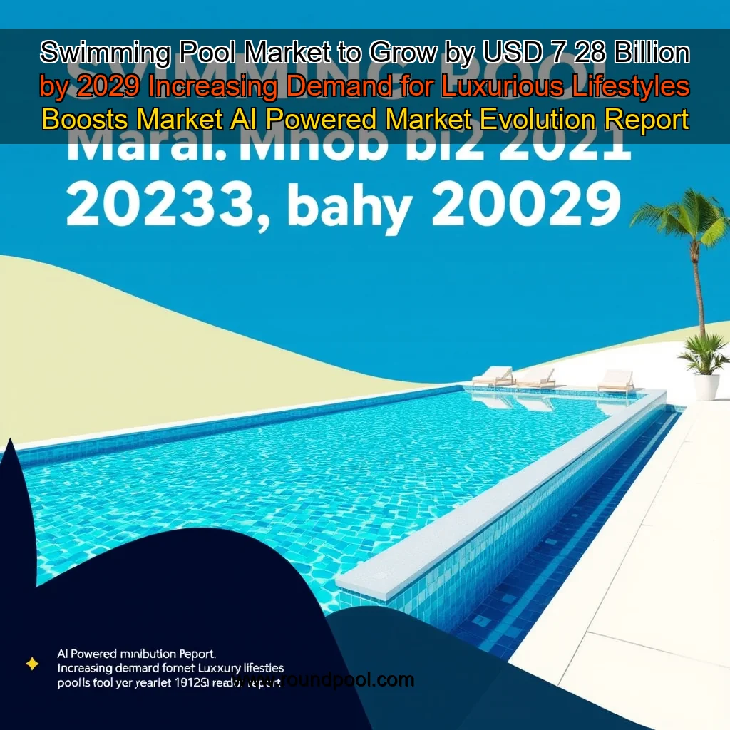 Read more about the article Swimming Pool Market to Grow by USD 7  28 Billion by 2029  Increasing Demand for Luxurious Lifestyles Boosts Market  AI  Powered Market Evolution Report