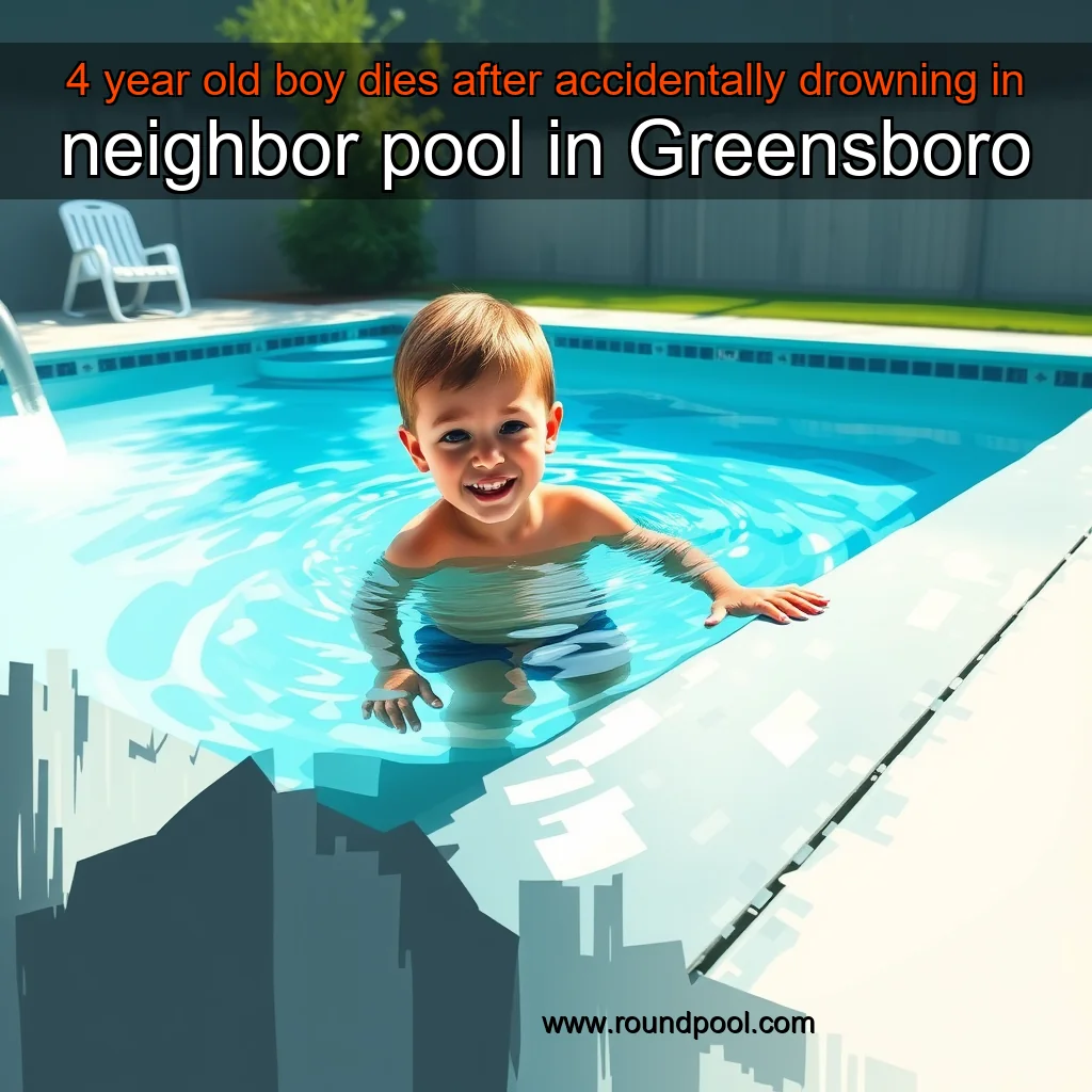 Read more about the article 4  year  old boy dies after accidentally drowning in neighbor pool in Greensboro