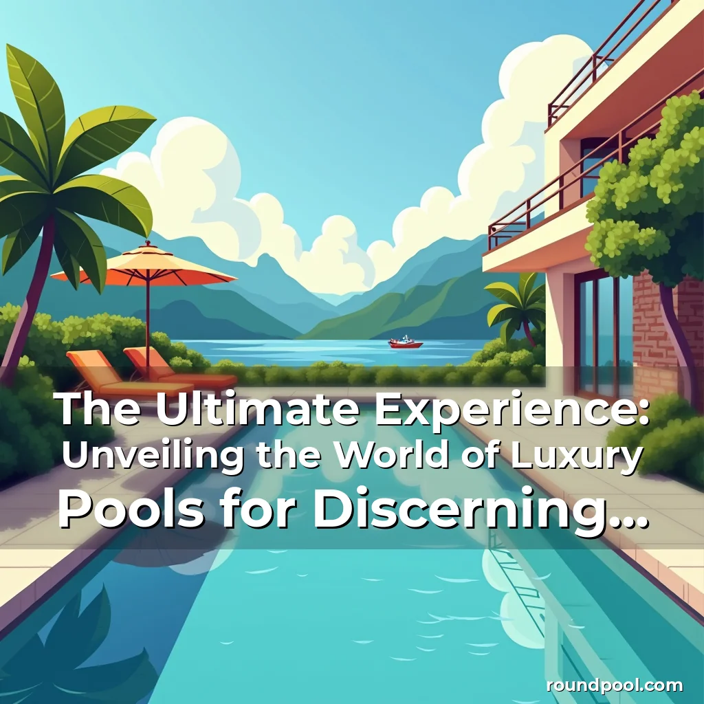 Read more about the article The Ultimate Experience: Unveiling the World of Luxury Pools for Discerning Homeowners