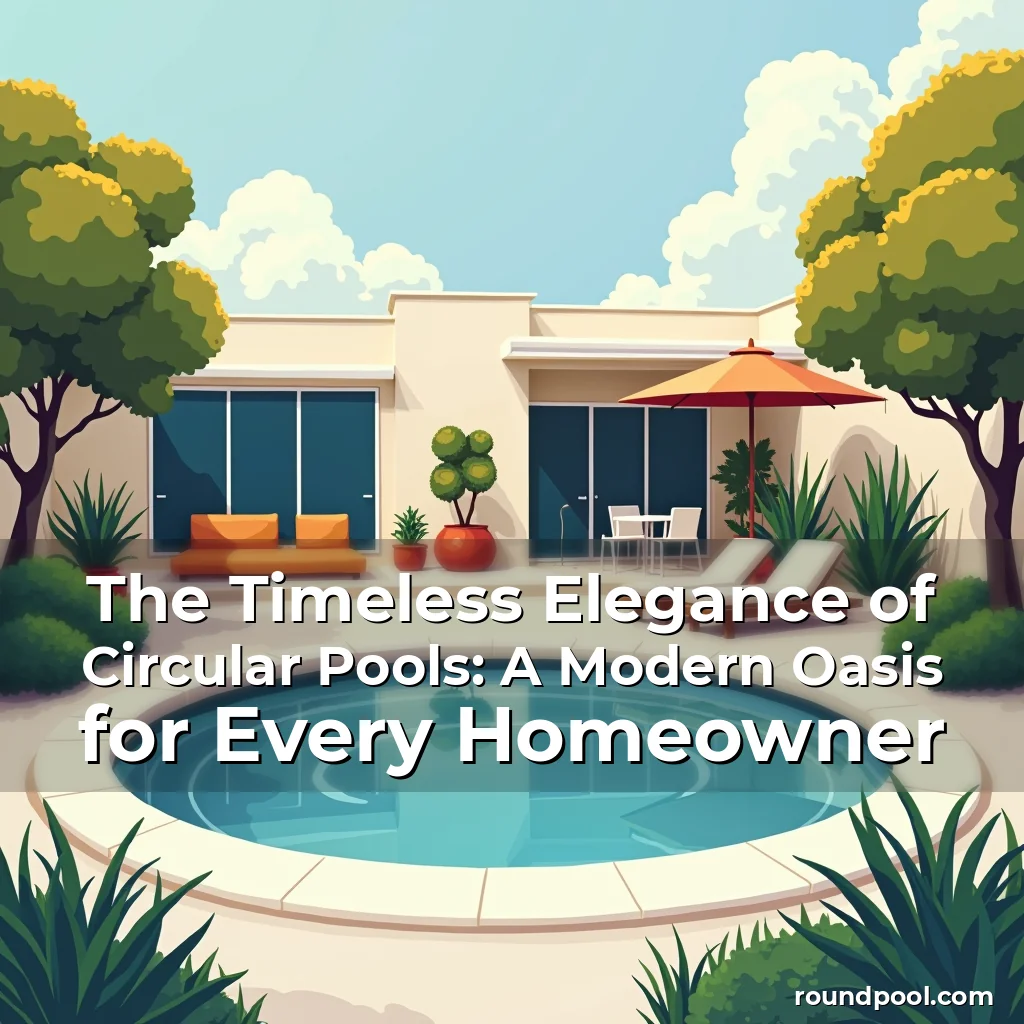 Read more about the article The Timeless Elegance of Circular Pools: A Modern Oasis for Every Homeowner