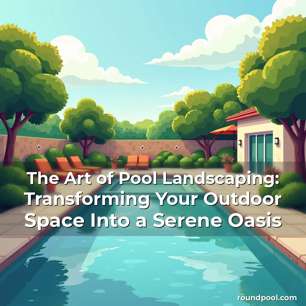 Read more about the article The Art of Pool Landscaping: Transforming Your Outdoor Space Into a Serene Oasis